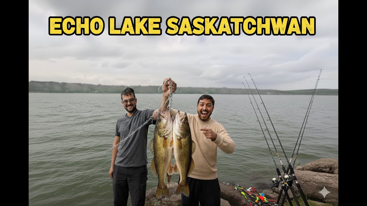 Fishing at Echo Lake Canada- Saskatchewan