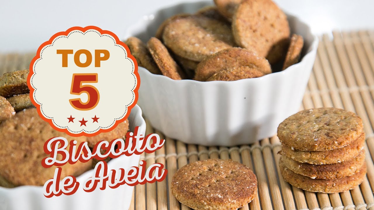 5 RECEITAS DE BISCOITOS DE AVEIA fáceis, deliciosos e crocantes