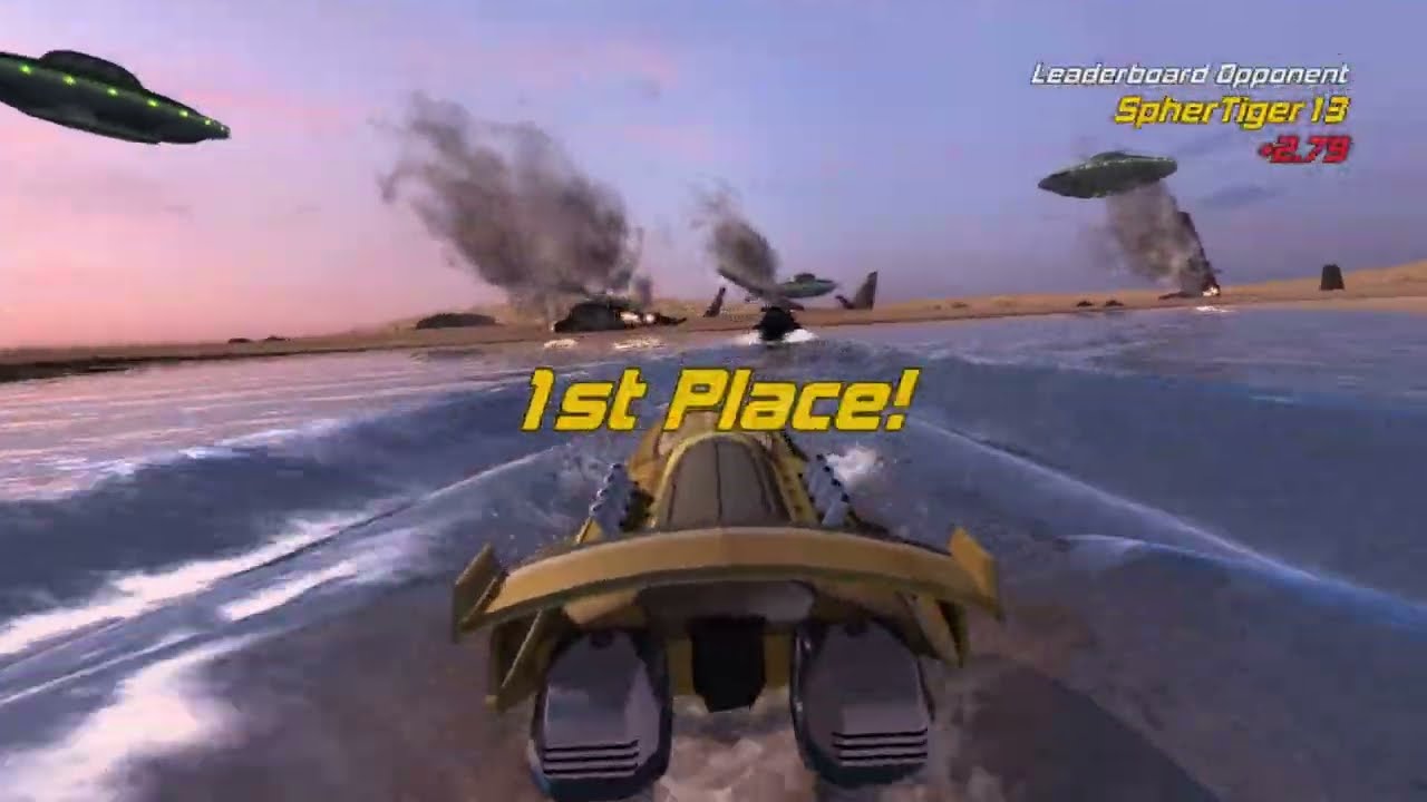 Hydro Thunder Hurricane - AREA 51 - Race Event (ALL BOATS)
