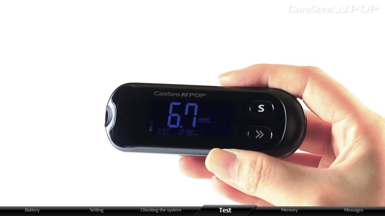 How to Use CareSens® N POP (mmol/L)