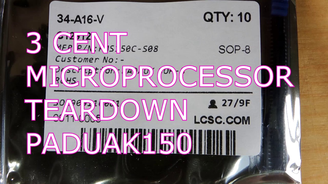 3 Cent Microprocessor Teardown: Padauk PMS150