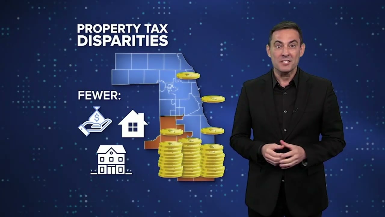 Why are Cook County property taxes so much higher in south suburbs?