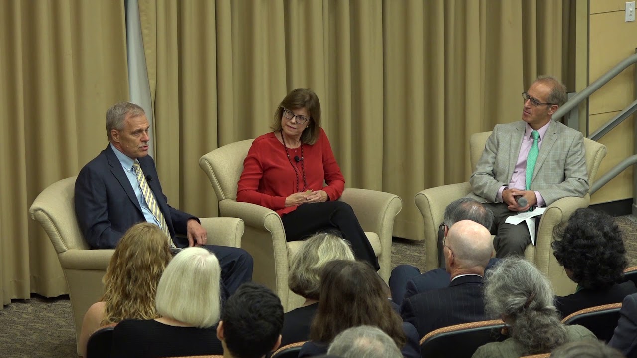 Feinstein panel at the naming of the Henry J. Leir Institute for Human Security