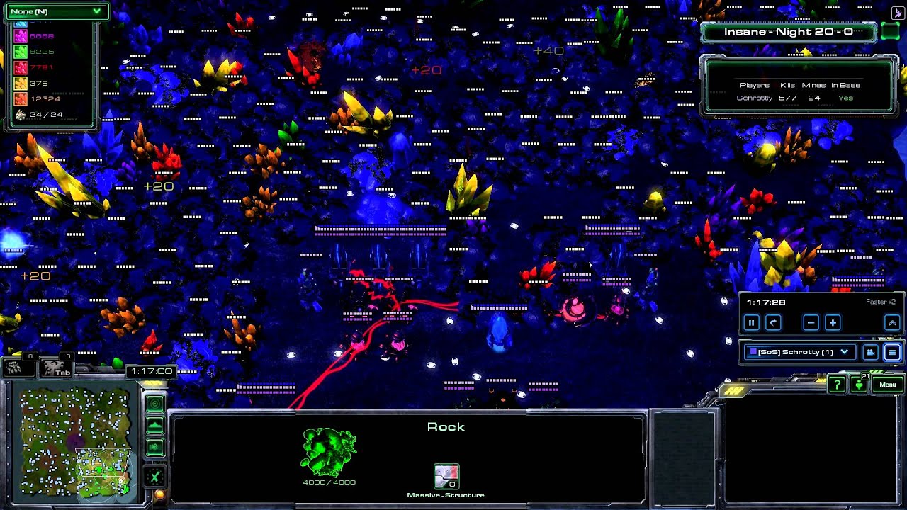 StarCraft 2 Mineralz Survival v0.135 - 100 nights solo insane gameplay - old version