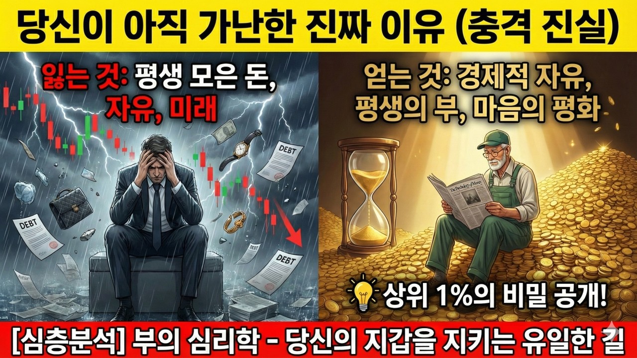 [심층 분석] 부의 심리학 - 당신이 부자가 되지 못하는 진짜 이유는 '지능'이 아니라 '감정'이다