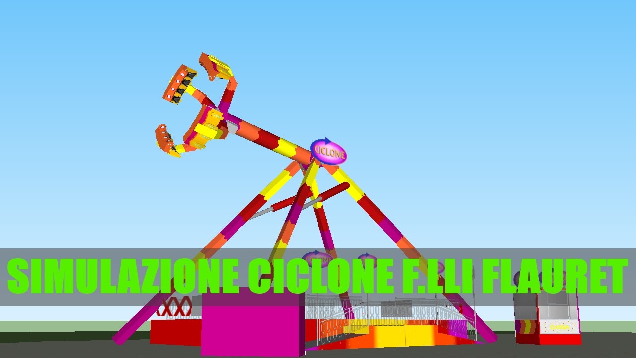SIMULAZIONE GIOSTRA CICLONE F.LLI FLAURET