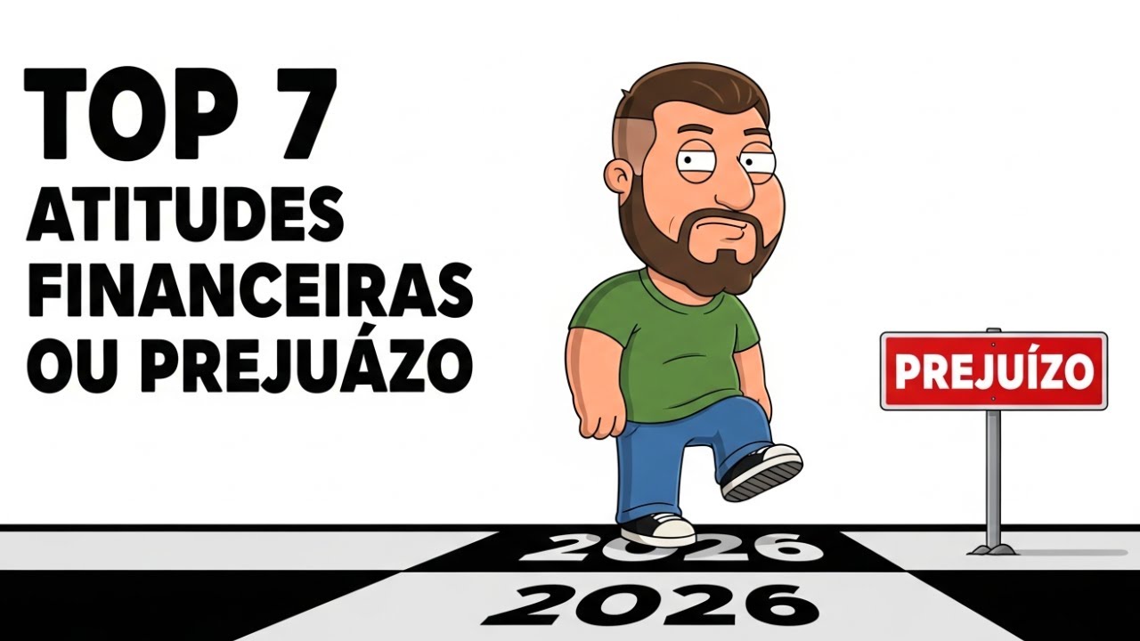 TOP 7 ATITUDES FINANCEIRAS para não começar 2026 no PREJUÍZO
