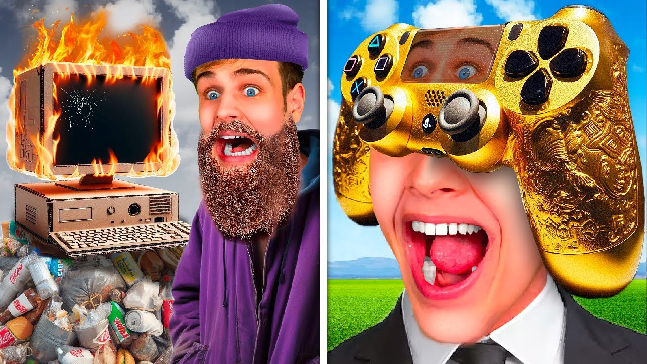 1 KČ vs 1,000,000 KČ GAMING Pokoj v GTA 5!