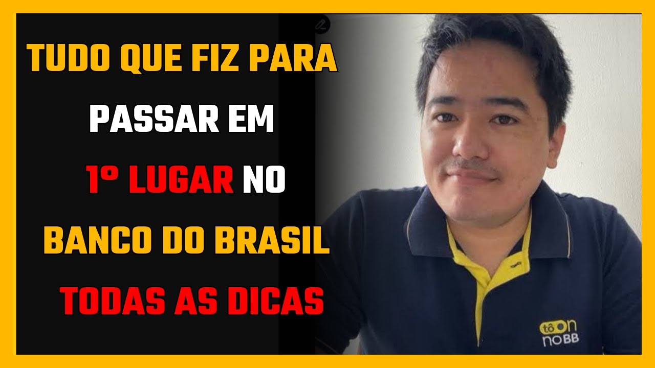 COMO PASSEI NO BANCO DO BRASIL Minha Estratégia COMPLETA para Aprovação!