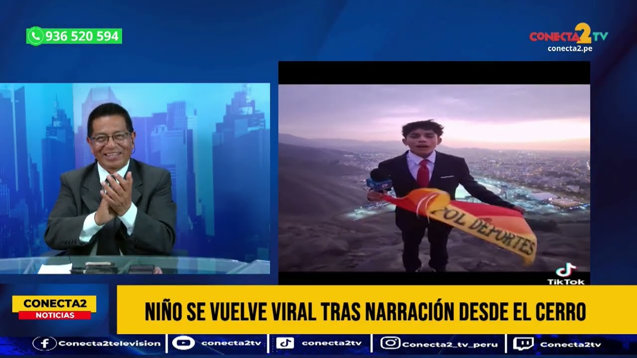 La historia de Pol Deportes, el niño que transmitió la final de la Libertadores desde un cerro