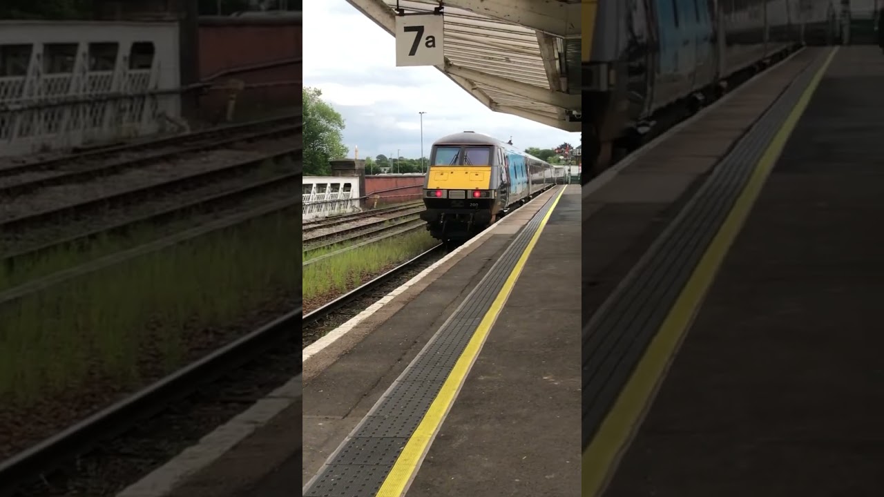 Class 67 departing Shrewsbury