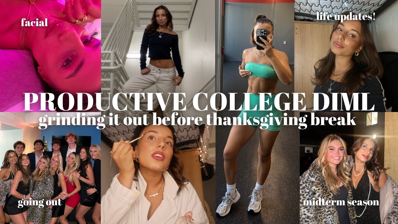 PRODUCTIVE COLLEGE VLOG AT SDSU: busy with midterms, balancing school, life & wellness + catch up!