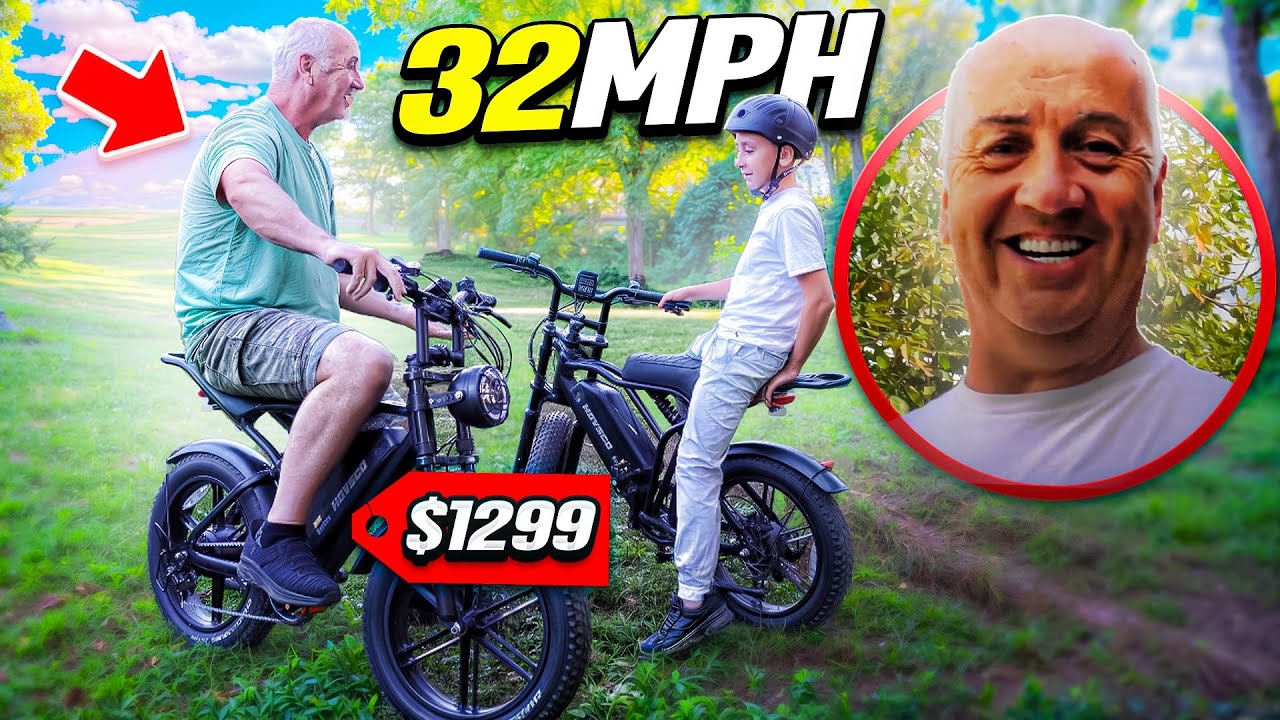 Grandpa Got A Moped Ebike!! Hovsco HovGtrs 1500W Full Review