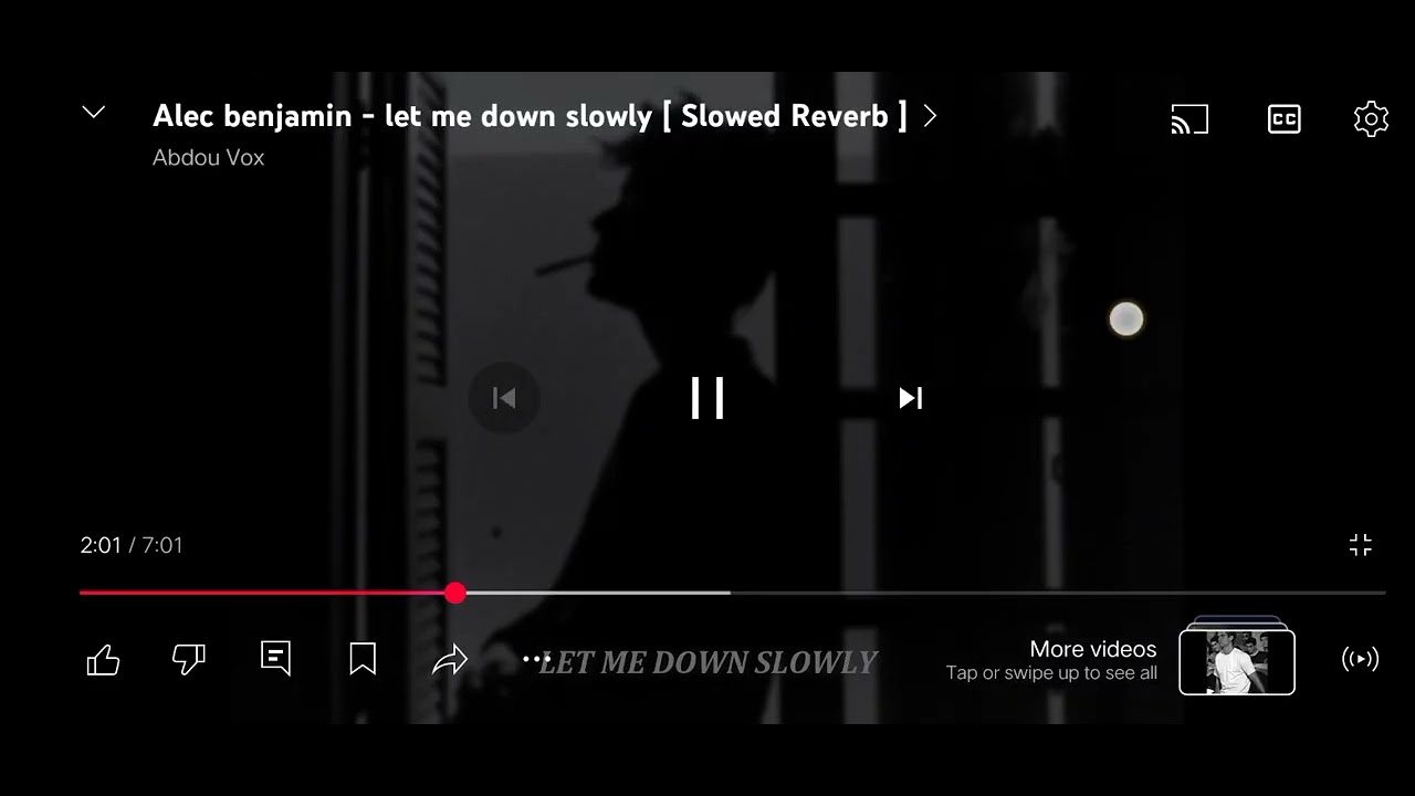 LET ME DOWN SLOWLY SONG