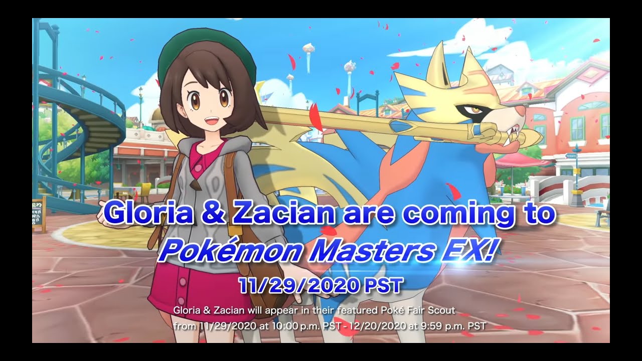 Pokemon Masters EX: Gloria & Zacian Summoning & Showcase