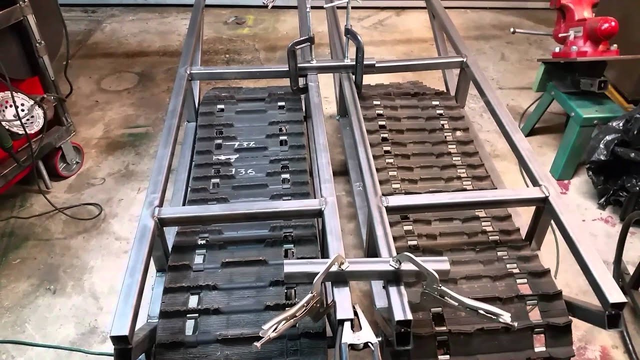 Homemade track vehicle