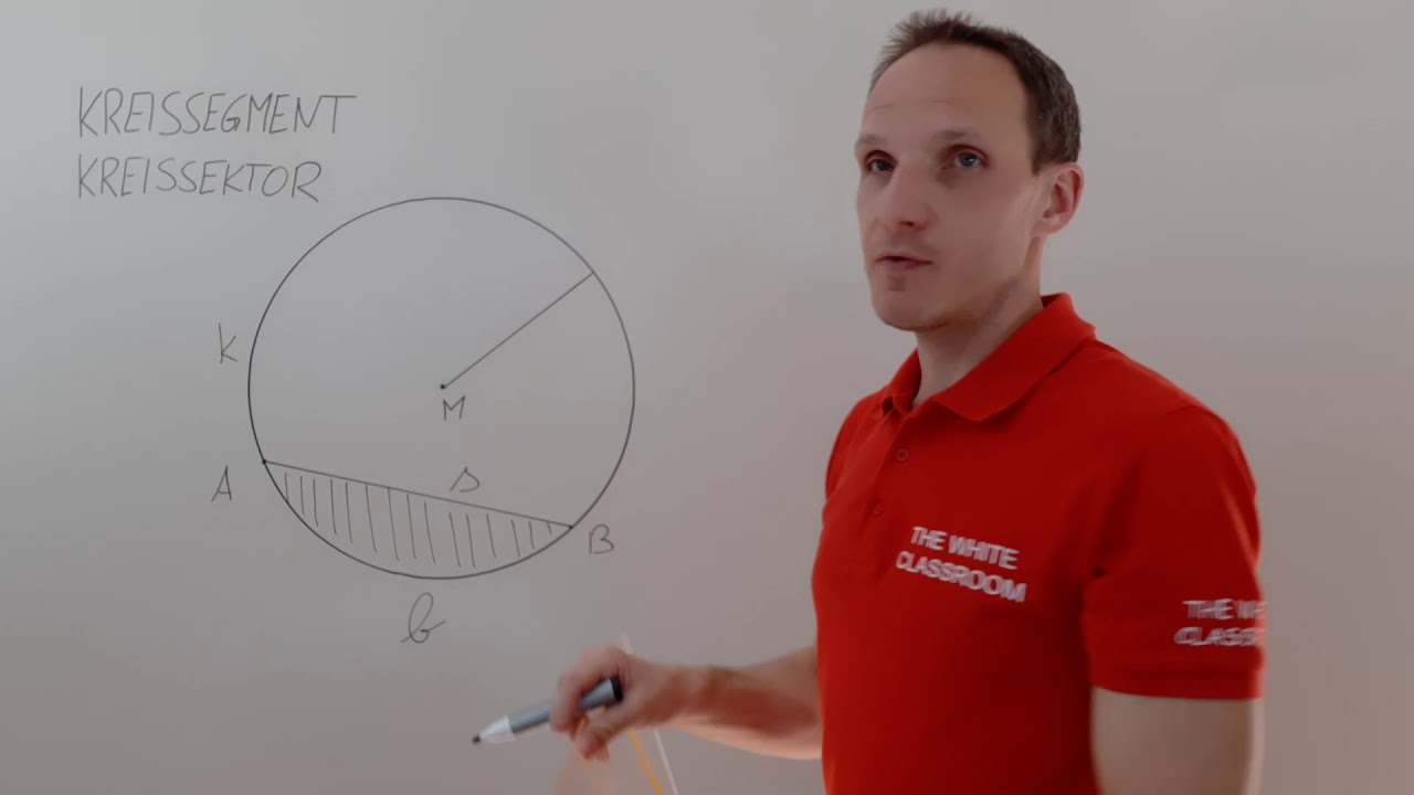 WAS versteht man unter den KREISTEILEN - KREISSEGMET und KREISSEKTOR?