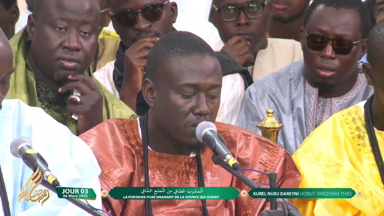 En Direct R&eacute;sidence Cheikhoul Khadim Jour 3 Ramadan 2025 𝑨𝒍 𝑴𝒂𝒔𝒉𝒓𝒂𝒃𝒖&rsquo;𝒄̧- 𝒄̧𝒂̂𝒇𝒊̂ Hizbut-Tarqiyyah