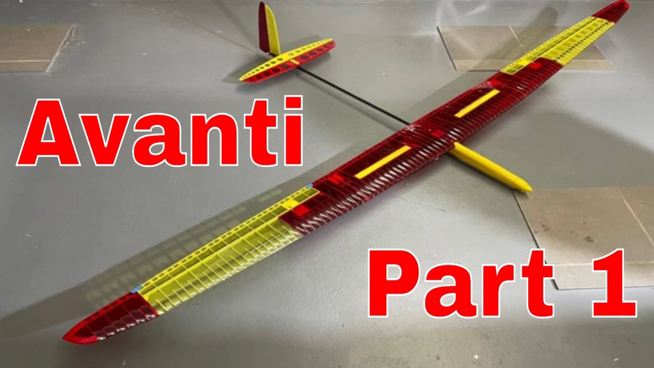 How to Build The Avanti 3 metre F5J glider Part 1 Intro / wing A