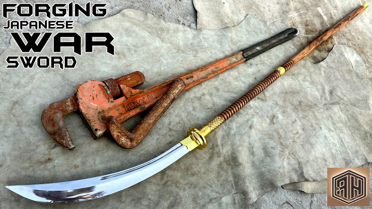 Forging White Beard's Weapon out of Rusted Pipe wrench