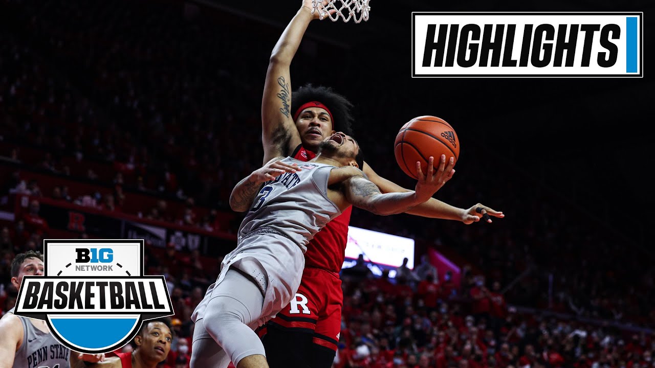 Penn State at Rutgers | Highlights | Big Ten Men's Basketball | March 6, 2022