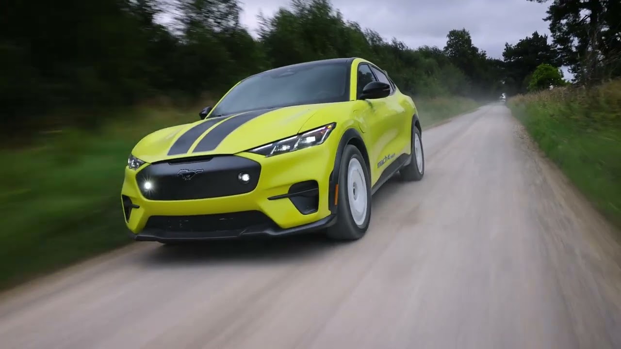 All Electric Mustang Mach E Rally Edition