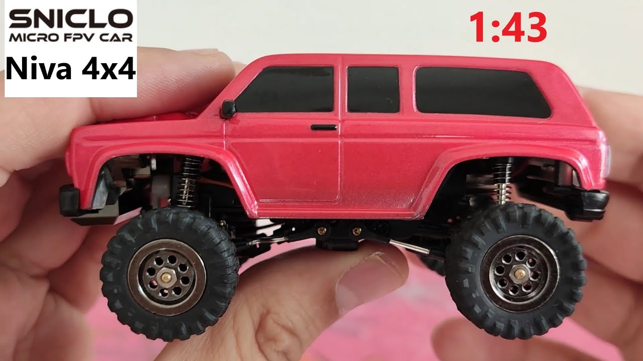 Sniclo SNT Niva 1:43 Scale Enano Off-Road 8031 Micro FPV RC Car - Unboxing And Testing 🏁