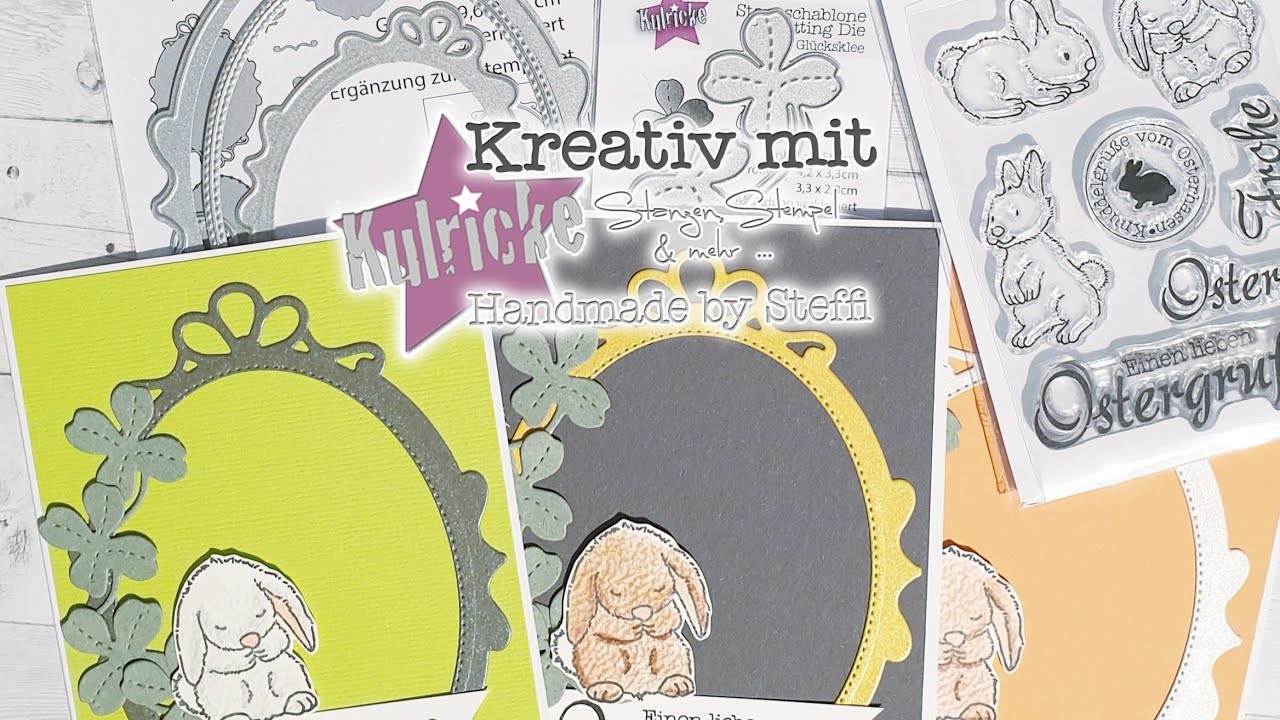 Karten basteln / Ostergr&uuml;&szlig;e / neue Papiere von Faltkarten / Kulricke