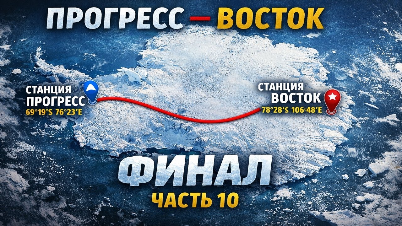Антарктида. Экспедиция Прогресс – Восток – Прогресс | Часть 10 (Финал)