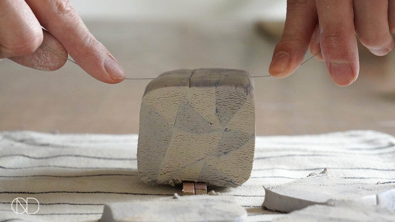 연리문 도자기 접시 만들기 : Making plates with Colored Clay [ONDO STUDIO]
