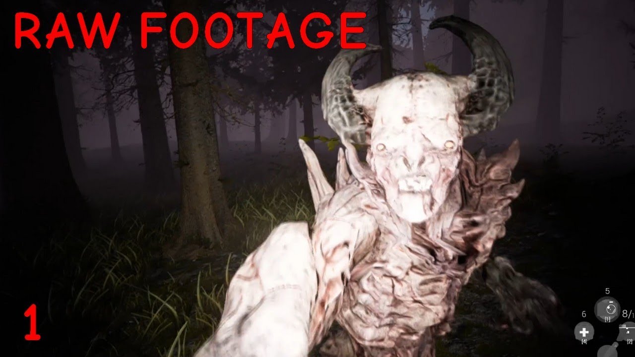 Raw Footage :Blackwood pines Playthrough Gameplay Part 1 (horror game )