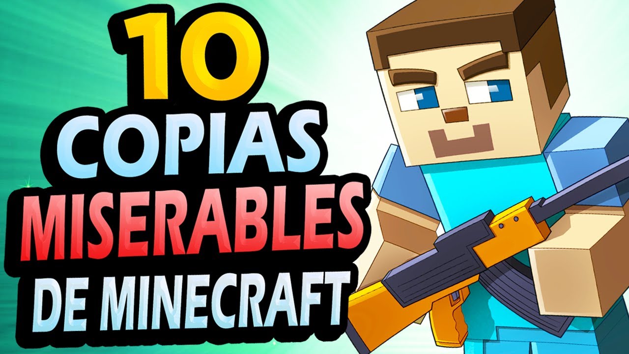 ✅ 10 Copias Miserables de Minecraft!!!