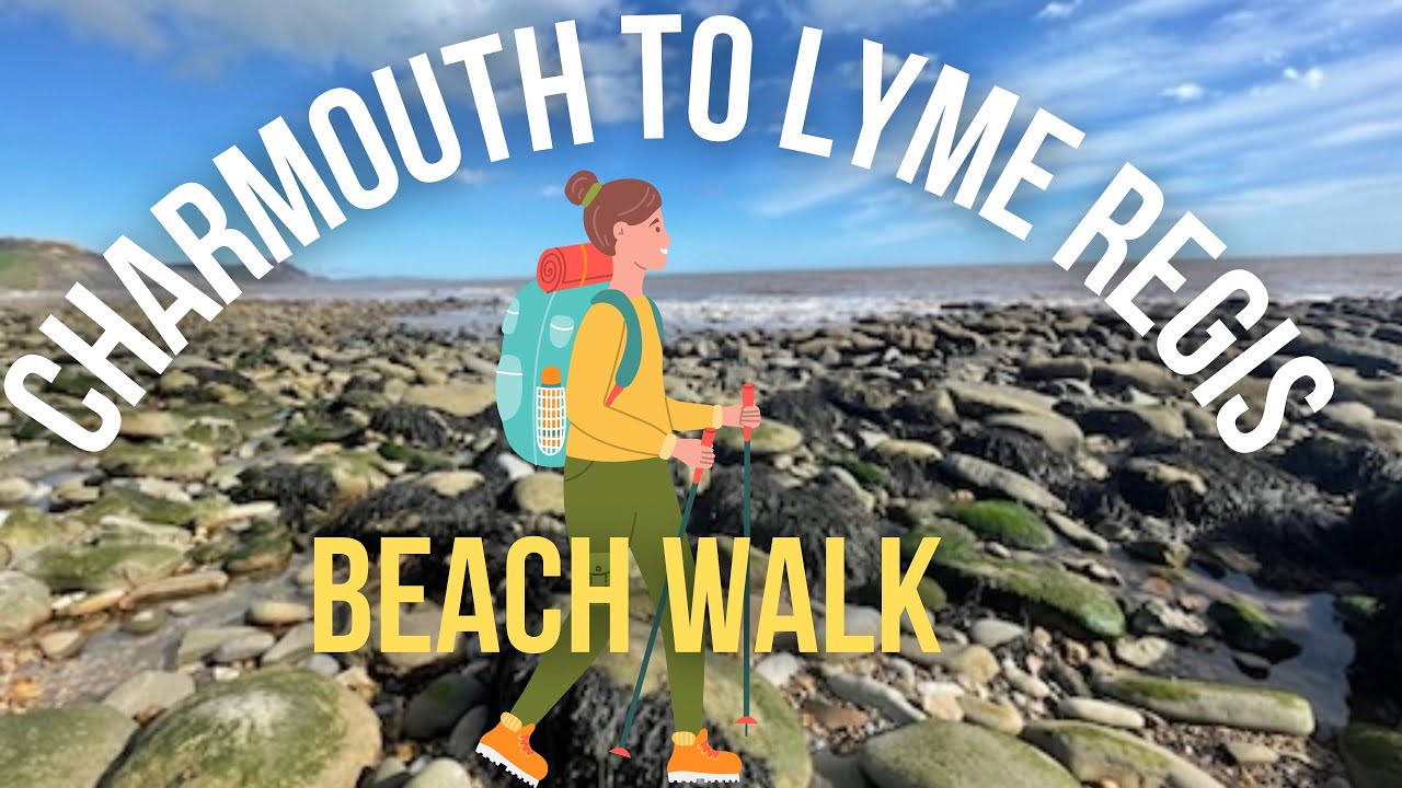 Charmouth to Lyme Regis BEACH Walk | Jurassic Coast | DORSET