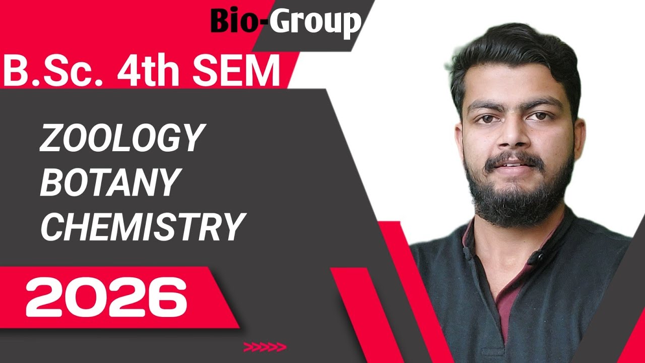 B.Sc. 4th SEMESTER Bio Group. Zoology botany chemistry BSc 4th semester 2026 batch. #trending