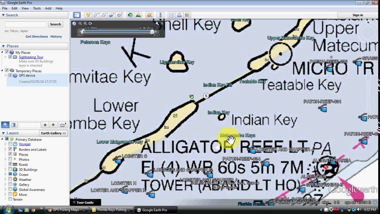 Florida Keys Fishing Map and Fishing Spots