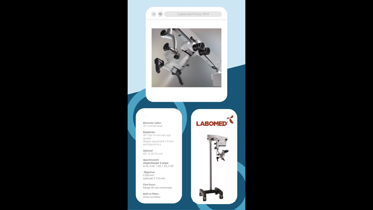 Labomed microscope PRIMA OPH ( for order contact no. 011-41436108 /96547-54655)