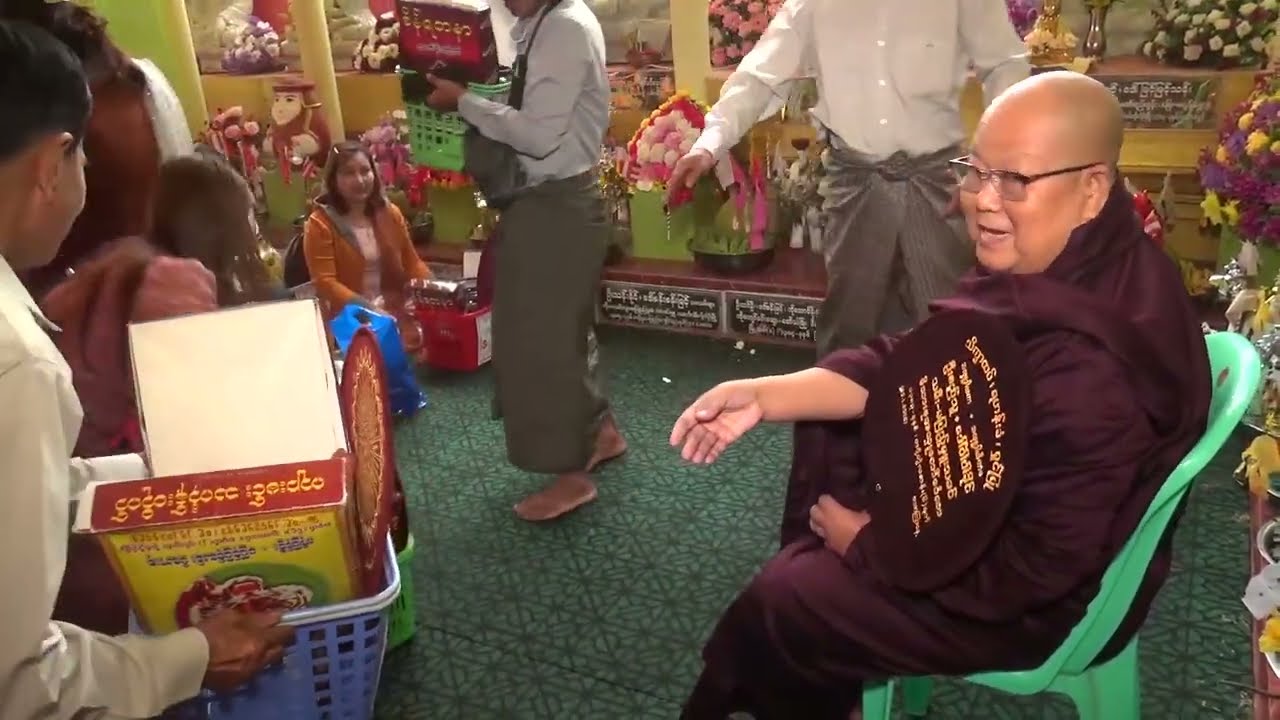 မြို့သစ်ကျောင်းတိုက် ပဋ္ဌာန်းနှင့် ကံထပ်၊ရဟန်းခံ၊ ရှင်ပြု အလှူတော်မင်္ဂလာ အပိုင်း(၃)