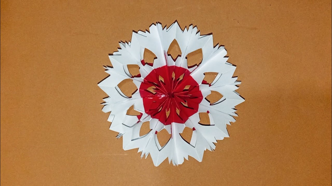 How to make simple flower/DIY paper craft #diy #craft #papercraft 
