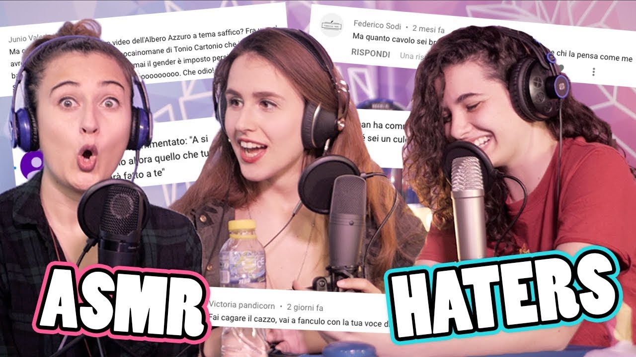 RISPONDO ai commenti degli HATERS in ASMR ft. Charlie Moon e Stay Serena