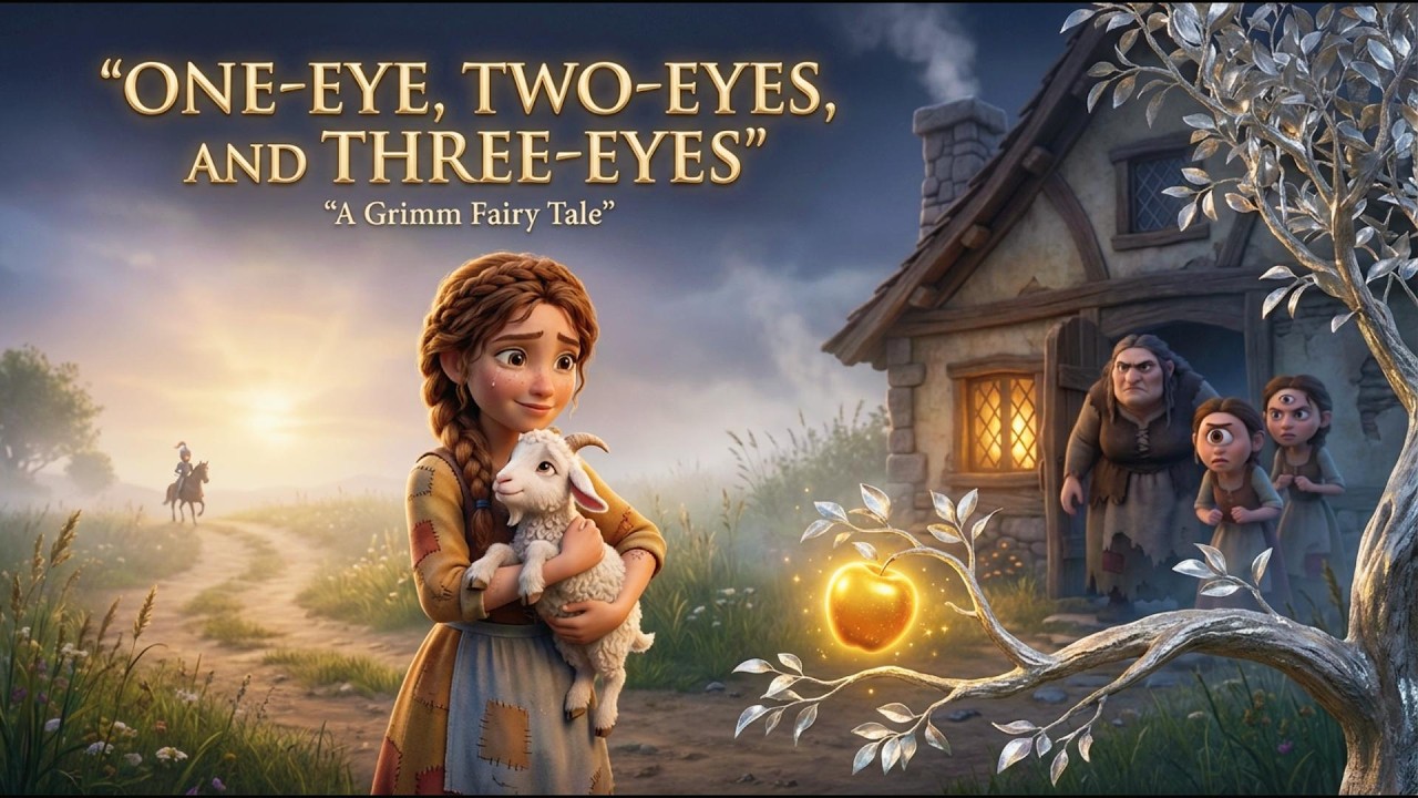 One-Eye, Two-Eyes & Three-Eyes | An ordinary girl finds her power | Fairy Tale | Full Animated Movie