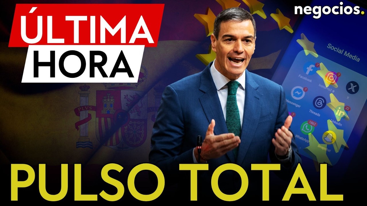 ÚLTIMA HORA: Sánchez patalea ante los gigantes digitales: “No nos doblegaremos ante los oligarcas