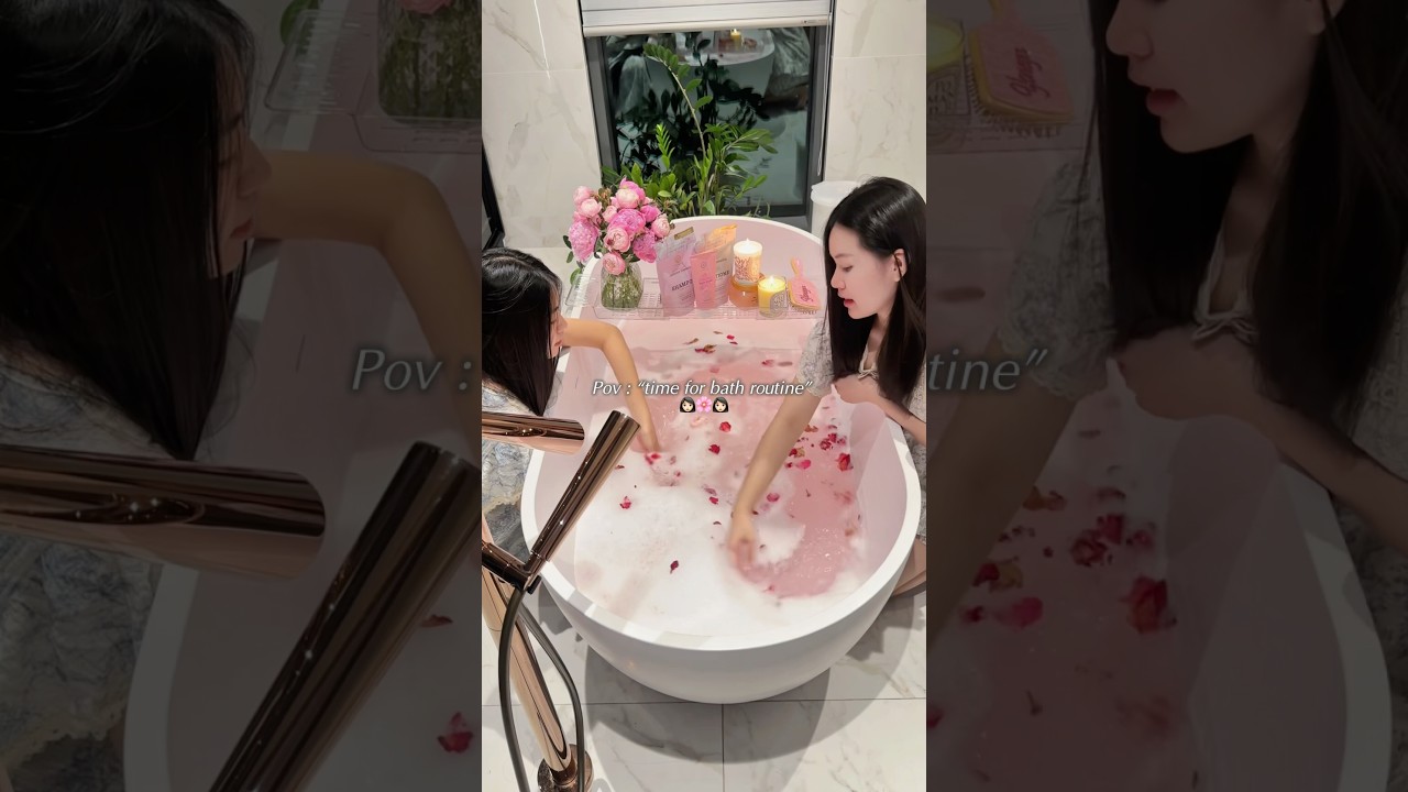 Nocna rutyna z najlepszą przyjaci&oacute;łką 💕🛁💫#nocna rutyna #asmr #czystadziewczyna #rutyny #dbanieosiebie #najlepszaprzyjaci&oacute;łka #estetyka