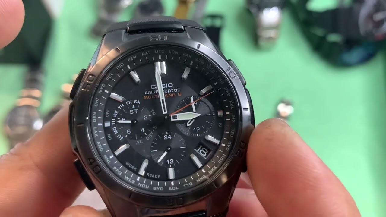 Cách chỉnh giờ casio wave ceptor wvq-m410 và các chức năng trên đồng hồ zalo 0366628382