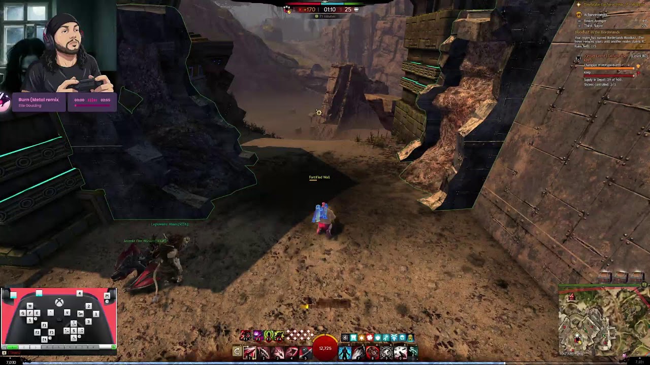 Learning This Class While in WVW #guildwars2  #xpadder #controlerplayer #2