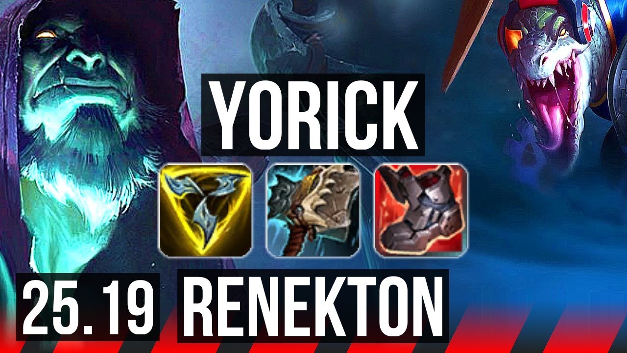 YORICK vs RENEKTON (TOP) | KR Diamond | 25.19