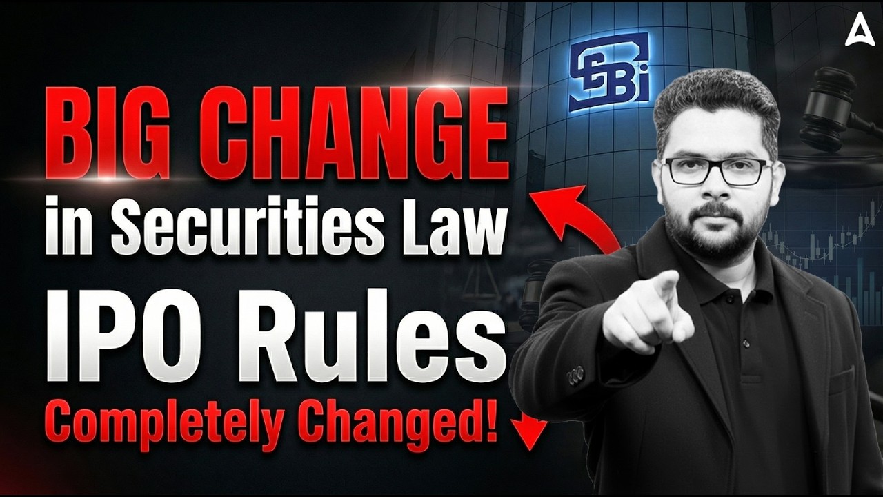 SEBI New IPO Rules Explained | Big Change in Securities Law | Finance Current Affairs By Veer Sir
