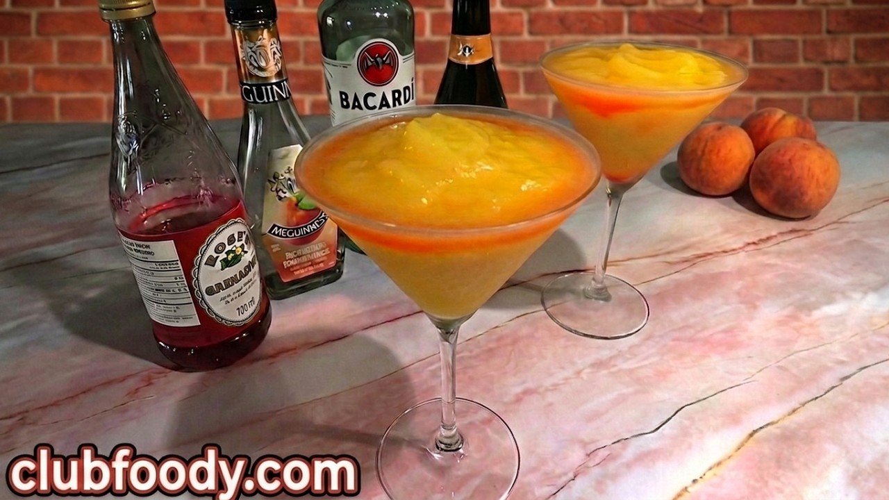 Рецепт Беллини с персиком 🍑🍸 • Идеальный летний коктейль! 😎 - Эпизод 636