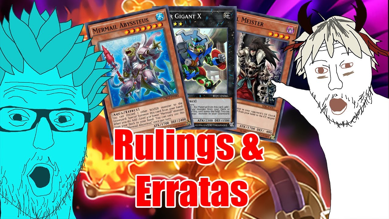Rulings and Erratas you should know in HAT Format