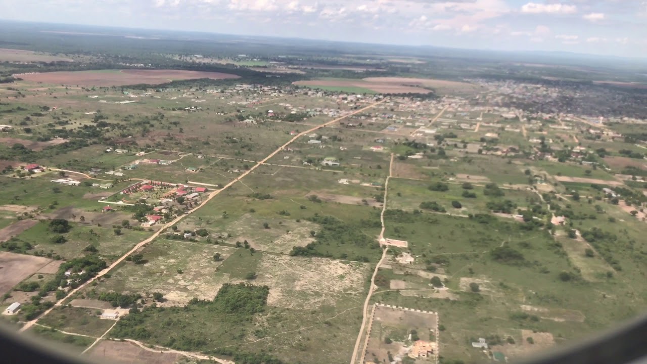 Landing in Lusaka Zambia (LUN) on an Emirates B777 from Dubai (DXB) Dec 08 2017