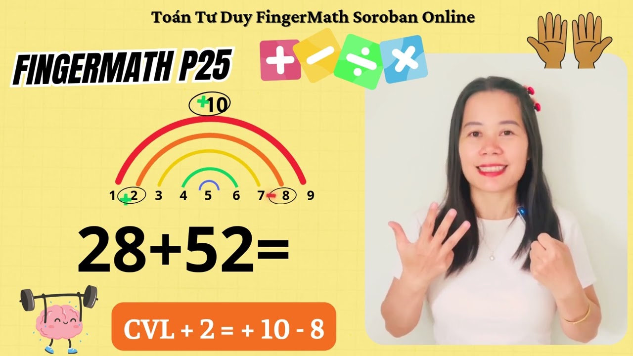 Tập 25- FingerMath- Cầu Vồng Lớn cộng 2